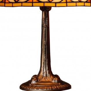 Lámpara de mesa Marfil Tiffany