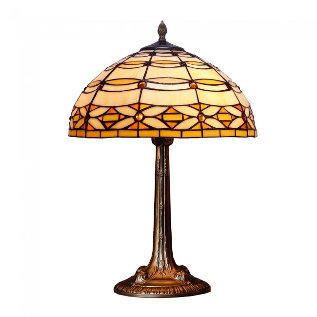 Lámpara de mesa Marfil Tiffany