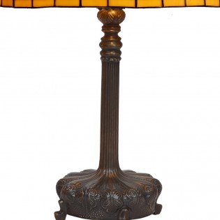 Lámpara de mesa Marfil cristal Tiffany