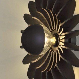 Bombilla LED E27 Deco Globo Negro (6W)