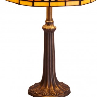 Lámpara de mesa Marfil Tiffany II