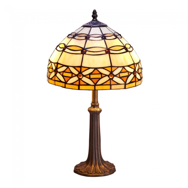 Lámpara de mesa Marfil Tiffany II