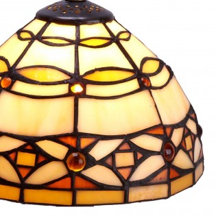 Lámpara colgante Marfil Tiffany