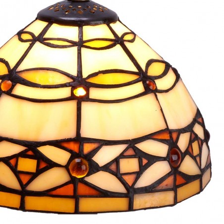 Lámpara colgante Marfil Tiffany