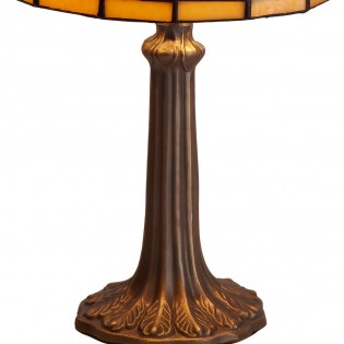 Lampara de sobremesa Marfil cristal Tiffany