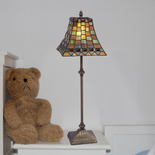 Lámpara de mesa Melange Tiffany