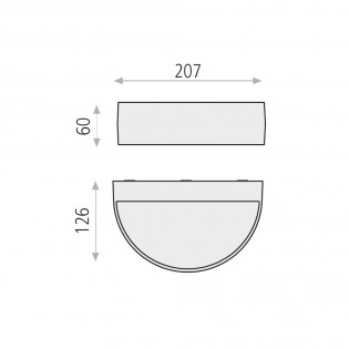 Aplique de exterior LED Aysel (2x5W)