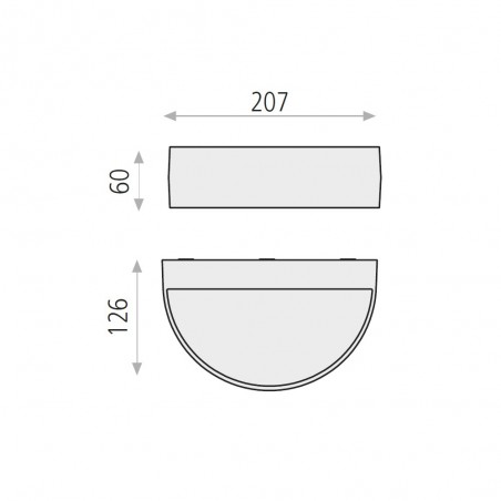 Aplique de exterior LED Aysel (2x5W)