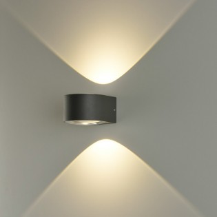 Aplique de pared exterior LED Ania (12W)