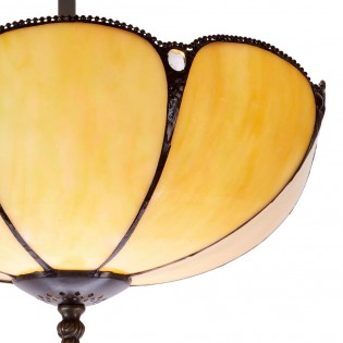 Plafón de techo cristal Tiffany Virginia