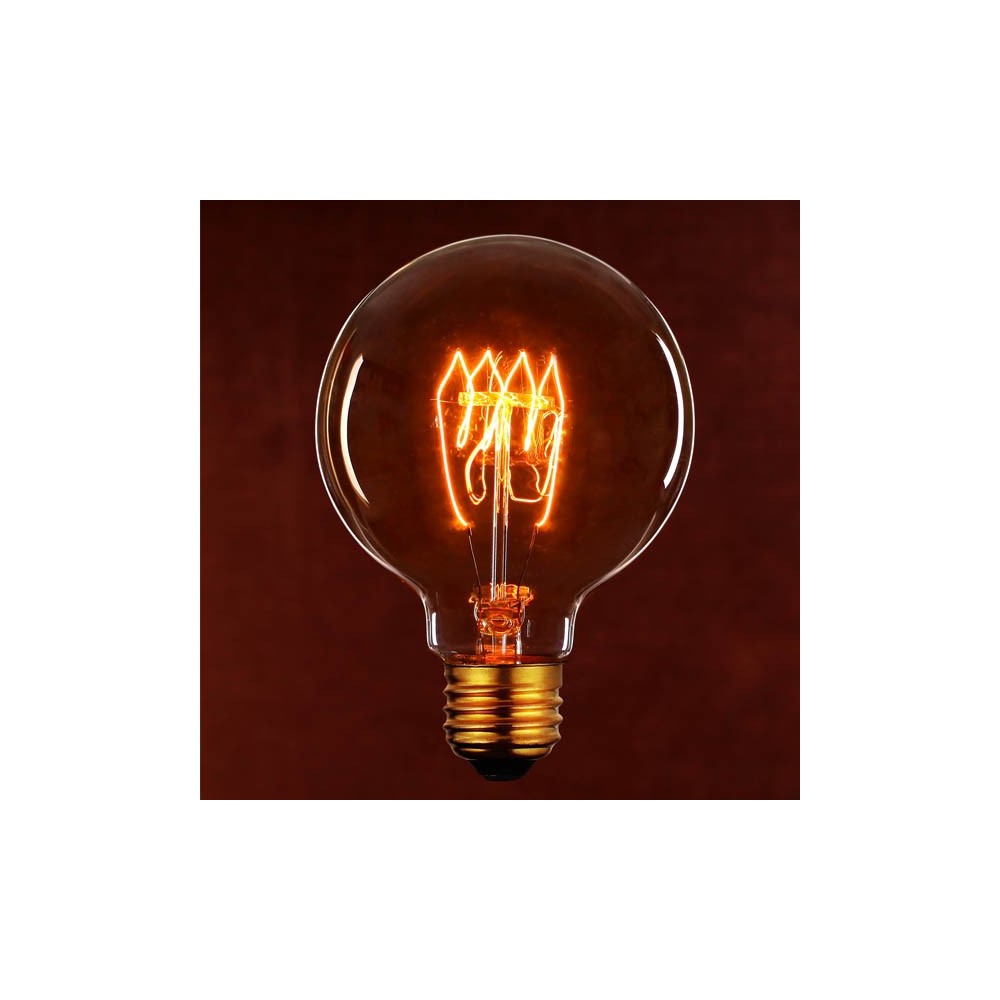 Basics Bombilla LED De Globo E27 Edison Con Rosca G93, De 7 W