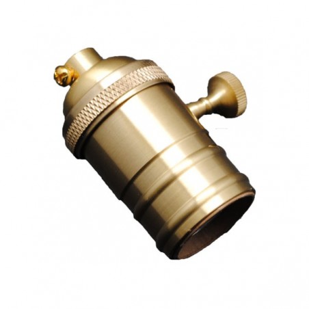 Portalámparas Latón retro-vintage