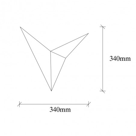 Aplique de pared Dove Vintage