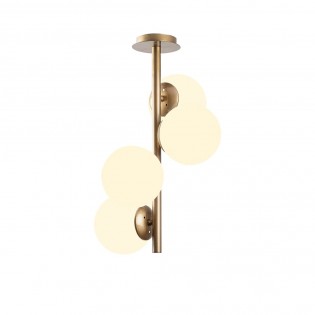 Plafón de techo Sinza Opal (4 luces)