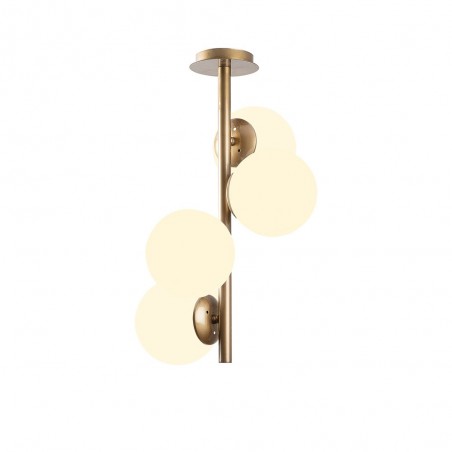 Plafón de techo Sinza Opal (4 luces)