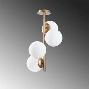 Plafón de techo Sinza Opal (4 luces)