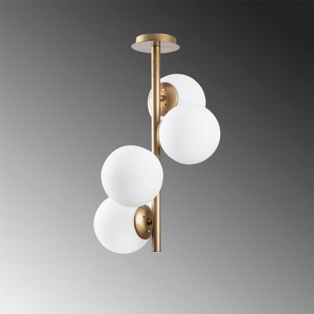 Plafón de techo Sinza Opal (4 luces)