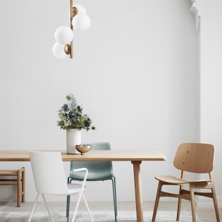 Plafón de techo Sinza Opal (4 luces)