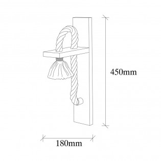 Aplique de pared Gentry IV