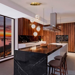 Lámpara colgante LED Austral (5x5.2W)