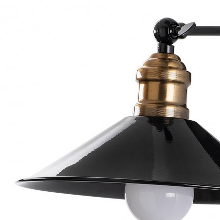 Aplique de pared Harvey 24 Negro