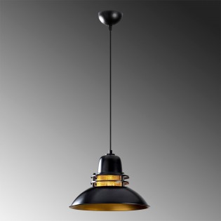 Lámpara de techo retro Harvey 34 Negro
