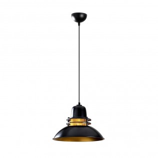 Lámpara de techo retro Harvey 34 Negro