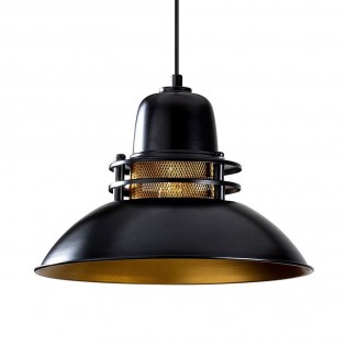 Lámpara de techo retro Harvey 34 Negro
