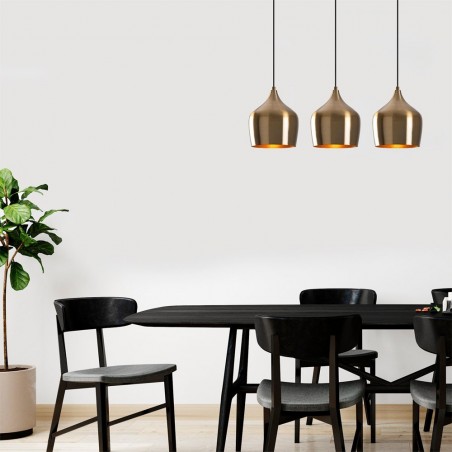 Regleta colgante Momo 22 Vintage (3 luces)