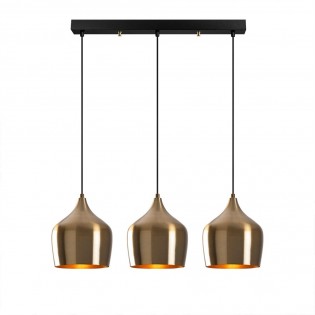 Regleta colgante Momo 22 Vintage (3 luces)