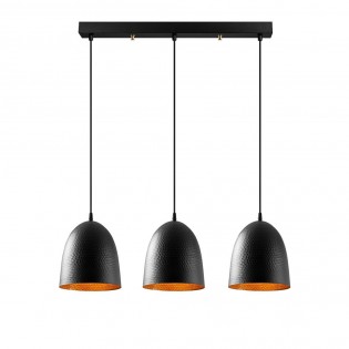 Regleta de techo Asney 20 Negro (3 luces)