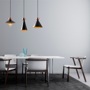 Regleta de techo Momo Mix Negro/Cobre (3 luces)