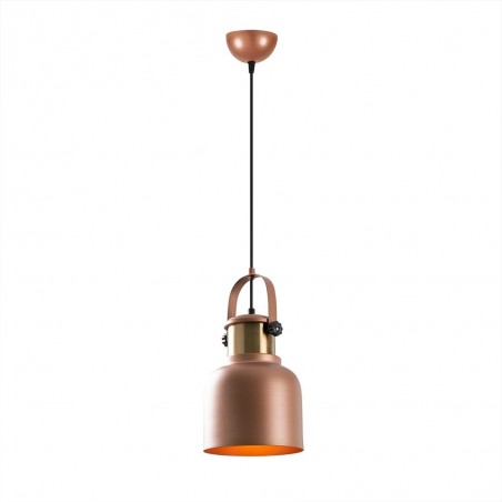 Lámpara colgante retro Momo 21 Cobre
