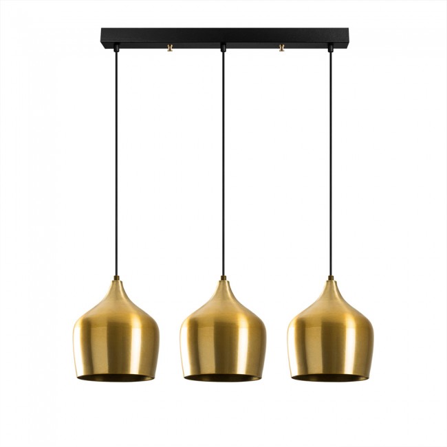 Regleta de techo Momo 22 Oro (3 luces)