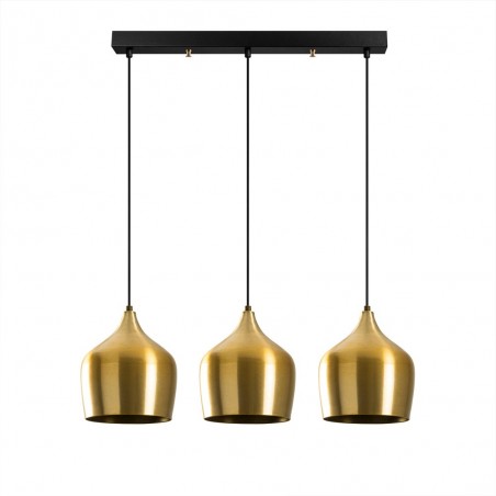Regleta de techo Momo 22 Oro (3 luces)