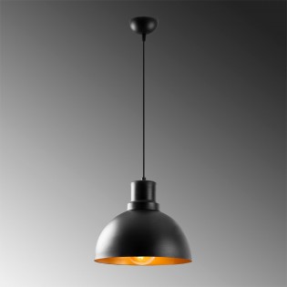 Lámpara colgante Momo 30 Negro II