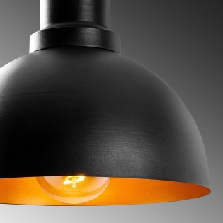 Lámpara colgante Momo 30 Negro II