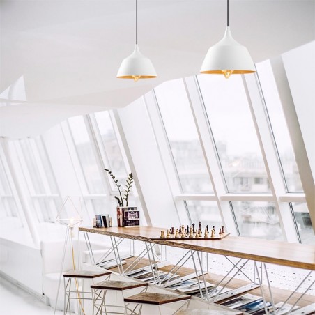 Lámpara colgante Momo 25 Blanco