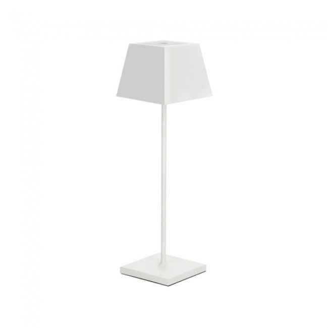 lampara de mesa portatil led litta square 22w