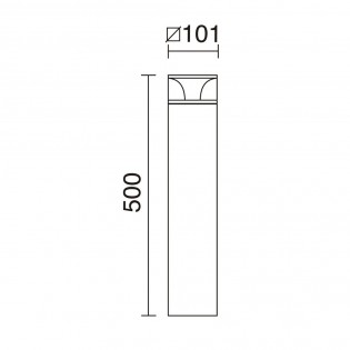 Baliza de exterior LED Odin H50 (7W)