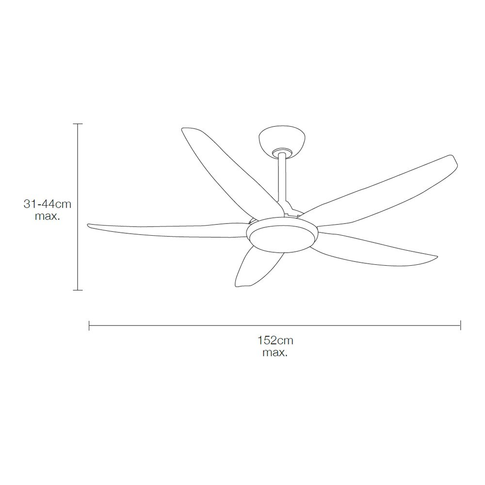 ventilador techo led vendaval 36w ventilador techo led vendaval 36w