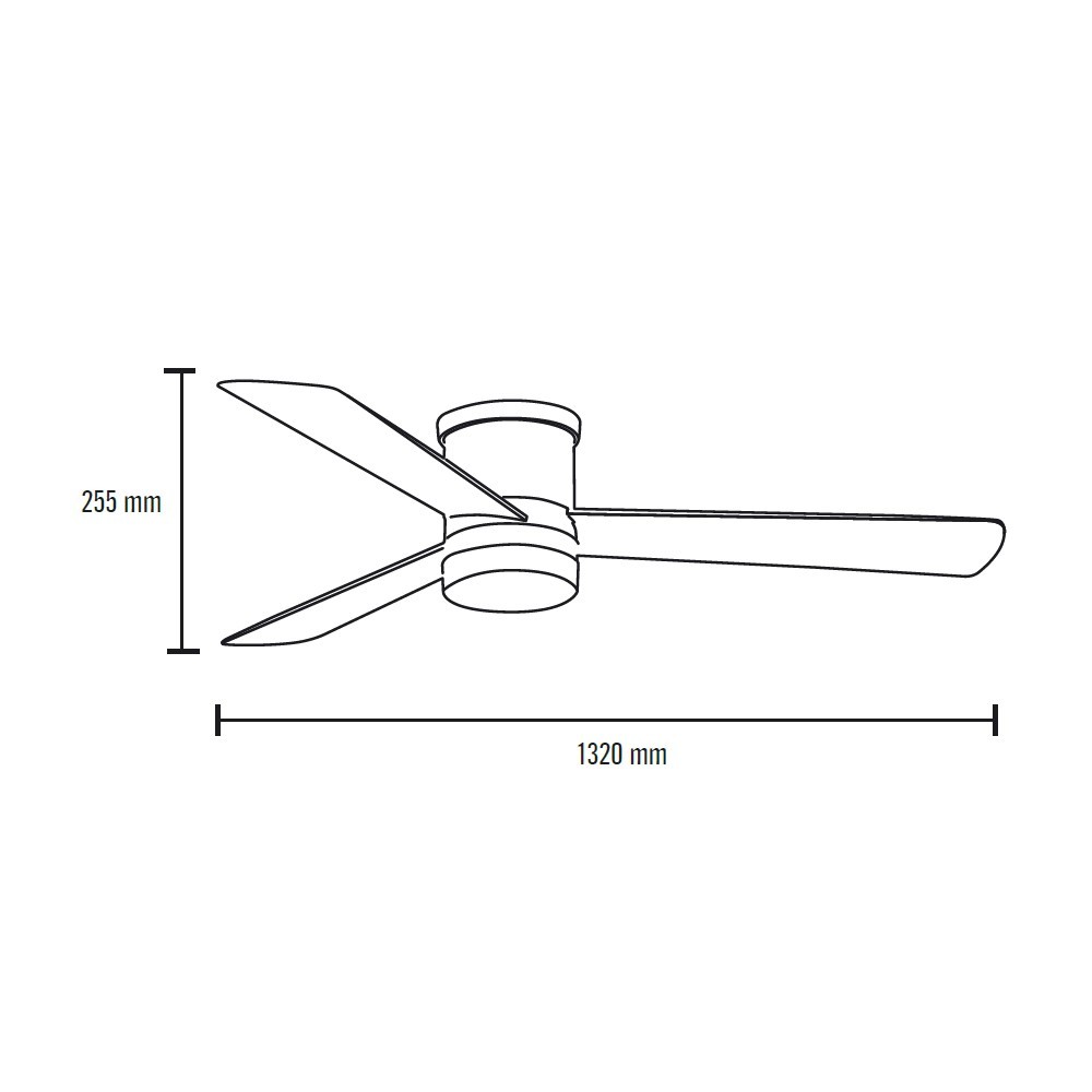 ventilador exterior led zonda 18w