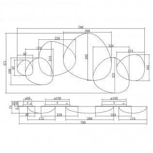 Aplique de pared Led Jack-stone (13W)