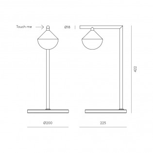 Lámpara de mesa LED Nino (7W)