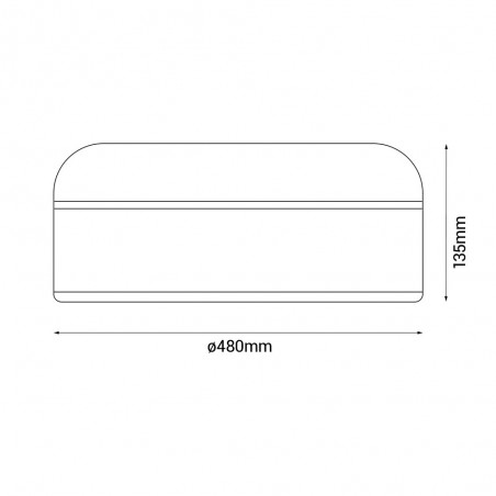 Ventilador Plafón LED Alan (38W)