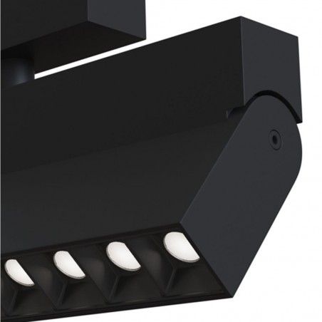 Foco de carril magnético orientable Led II (10 luces) (20W)