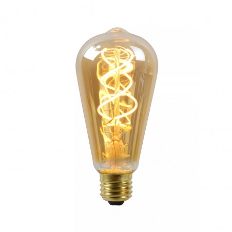 Bombilla LED E27 de filamentos Ámbar (5W)