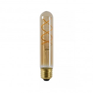 Bombilla tubular de filamentos LED E27 ámbar 15 (5W)