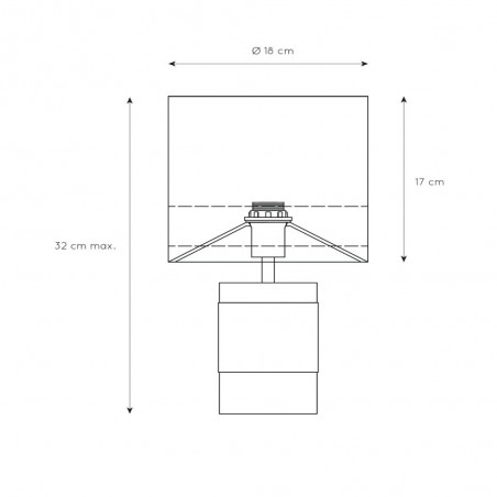 Lámpara de sobremesa Frizzle