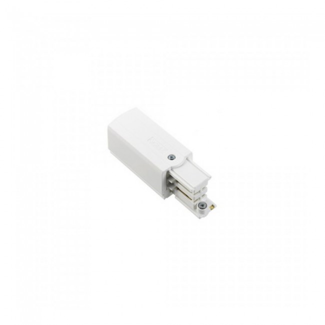 Alimentador para carril trifásico blanco